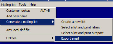 export email 7