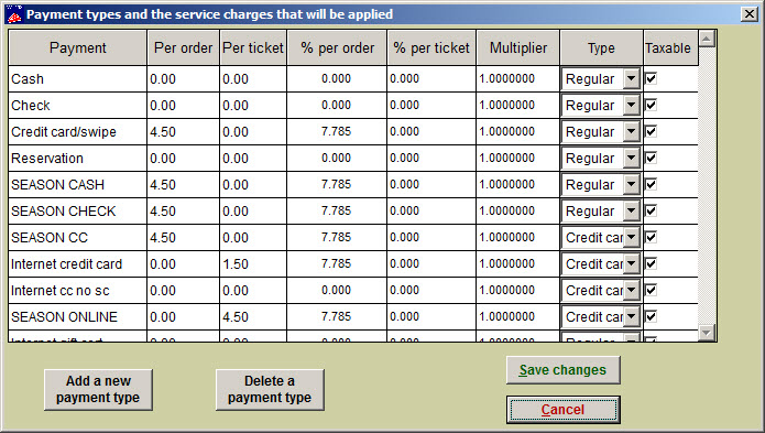 Spreadsheet of all season ticket prices sent to me from the ticket